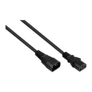 kabelmeister Kaltgeräteverläng. Stecker C14/C13 schw. 0,5m
