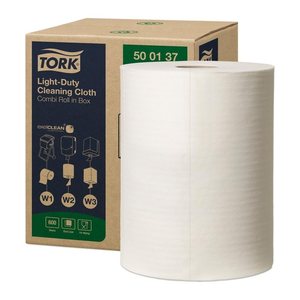 TORK Putztuchrolle Premium Combi Roll W1/2/3 1-lagig weiß, 600 Blätter, 1 Rolle
