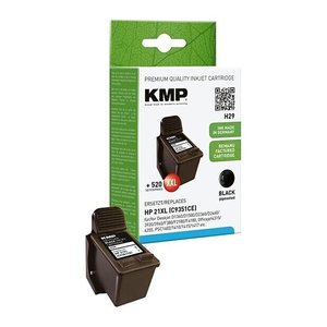 KMP H29 schwarz Druckerpatrone kompatibel zu HP 21XL (C9351AE)