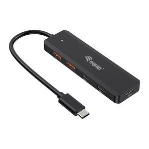 Equip 4-Port USB-C3.2-Hub->2xUSB-A 3.2/2xUSB-C/USB-C 10Gbps