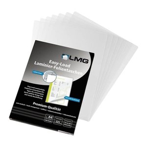 LMG Laminierfolien Easy Load glänzend für A4 125 micron, 100 St.