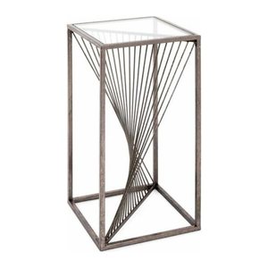 HAKU Möbel Beistelltisch rechteckig Metall bronze 45,0 x 45,0 x 60,0 cm, 1 St.