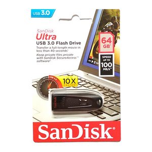 SanDisk USB-Stick Ultra 3.0 schwarz 64 GB, 1 St.