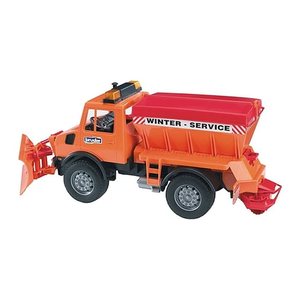 bruder Mercedes-Benz Unimog Winterdienst mit Räumschild 2572 Spielzeugauto