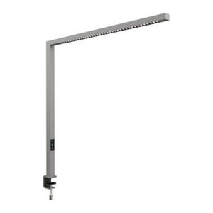 MAUL MAULplinus LED Schreibtischlampe silber mit Tischklemme