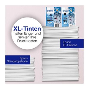 EPSON 27 / T2705 (Wecker) cyan, magenta, gelb Druckerpatronen, 3er-Set