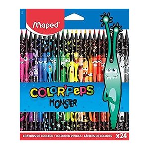 maped COLOUR'PEPS MONSTER Buntstifte farbsortiert, 24 St.