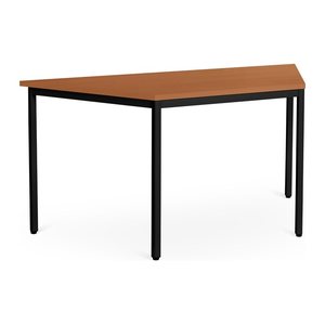 Mehrzwecktisch Trapez – Gestell in Tiefschwarz (1600 x 800 x 750 mm)