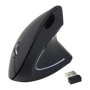 Equip Ergonomische Maus USB-A Stick Rechts schwarz