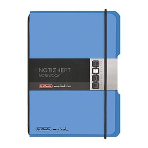 Herlitz Notizheft my.book flex A6 PP 40Bl. kariert blau