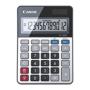 Canon LS-122TS Tischrechner silber/schwarz