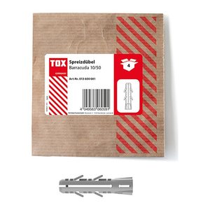 TOX BARRACUDA 013600081 Spreizdübel Ø 10 mm x 50 mm, 4 St.