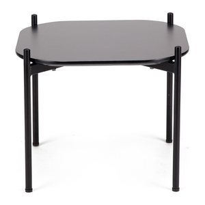 meet powered by PAPERFLOW meet Beistelltisch rechteckig MDF-Platte schwarz 100,0 x 50,0 x 40,0 cm, 1 St.