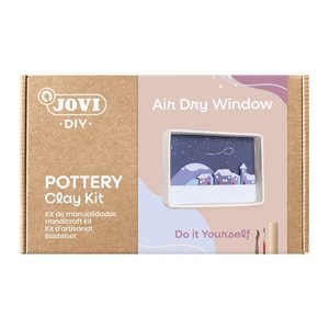 JOVI Modelliermasse DIY Air Dry Fenster mehrfarbig