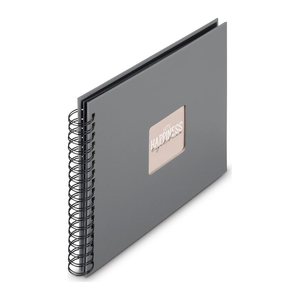 hama Fotoalbum Fine Art neutral 28,0 x 24,0 cm, 50 schwarze Seiten