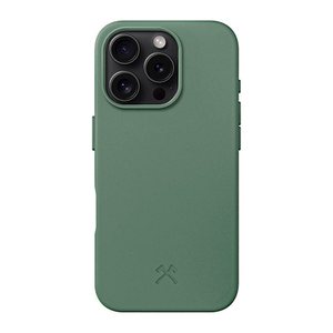 WOODCESSORIES Bio Case Handy-Cover für Apple iPhone 16 Pro grün