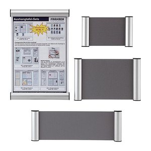 FRANKEN Türschild Aluminium silber 18,0 x 11,5 cm, 1 St.
