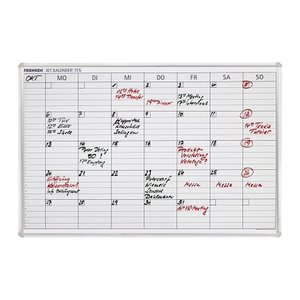 FRANKEN Monatsplaner, Monats-, Wochen-, Tageseinteilung 90,0 x 60,0 cm