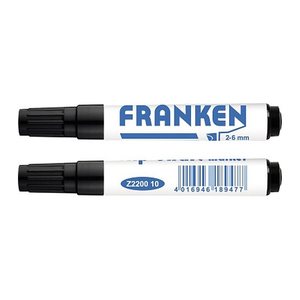 FRANKEN Flipchart-Marker schwarz 2,0 - 6,0 mm, 1 St.