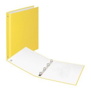 DONAU Ringbuch 4-Ringe gelb 2,5 cm DIN A4, 1 St.