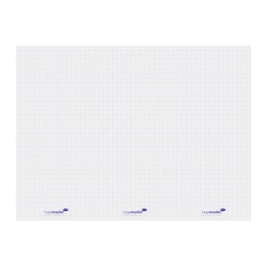 Legamaster Flipchart-Folie Magic-Chart Flipchart kariert 90,0 x 120,0 cm, 15 Blatt