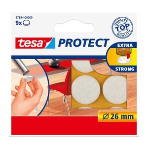 tesa Protect® Filzgleiter Kunststoff Ø 2,6 cm, 9 St.