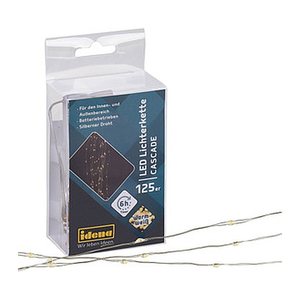 Idena 125er Micro LED Lichterkette silber 1,7 m, 1 St.