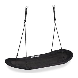relaxdays Nestschaukel XXL schwarz