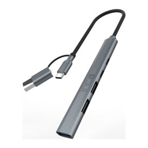 INCA Adapter IUTP-06TX USB C/A USB 3.0/2.0 + Typ-C, 100W