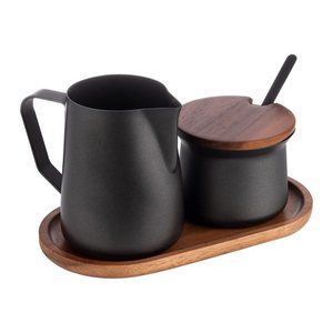 APS Milch- und Zucker-Set Miluro schwarz, 1 St.