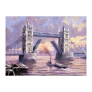 PRACHT® Creatives Malen-nach-Zahlen Tower Bridge mehrfarbig