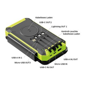 RealPower Powerbank PB-20000 Solar