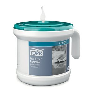 TORK Putzrollenhalter Performance Reflex™ M4 473186 türkis Kunststoff, 1 St.