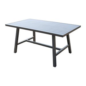 Garden Pleasure Gartentisch DENIA anthrazit rechteckig 160,0 x 89,5 x 75,0 cm