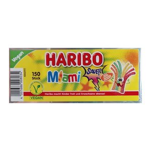 HARIBO Miami sauer Fruchtgummi 150 St./1125,0 g, 150 St.