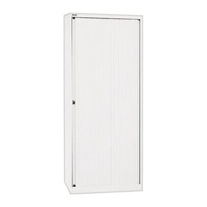 BISLEY Rollladenschrank verkehrsweiß 4 Fachböden 80,0 x 43,0 x 198,0 cm