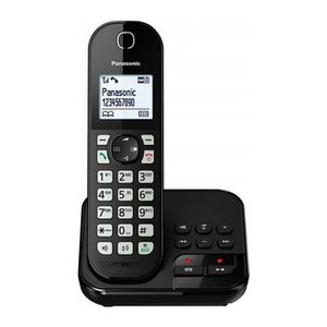 Panasonic KX-TGC460GB Schnurloses Telefon mit Anrufbeantworter schwarz