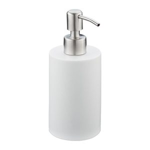 relaxdays Seifenspender 10031059_49 weiß Polyresin 180,0 ml, 1 St.