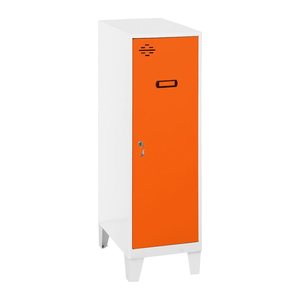 Simonrack Spind SIMONLOCKER DISM weiß, orange 8425437122170, 1 Schließfach 40,0 x 50,0 x 101,5 cm