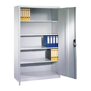 CP Stahlschrank C 2000 Acurado 9460-000 S10665 lichtgrau 4 Fachböden 120,0 x 40,0 x 195,0 cm, aufgebaut, 1 St.