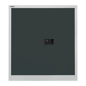 BISLEY Stahlschrank Universal E402A01525 lichtgrau, anthrazitgrau 1 Fachboden 91,4 x 40,0 x 100,0 cm, aufgebaut, 1 St.