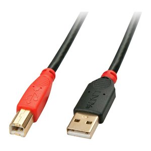 LINDY USB 2.0 Aktiv-Kabel Typ A/B M/M 15m