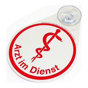 BOI Hinweisschild "Arzt im Dienst" Tropfen 8,0 x 11,0 cm, 1 St.