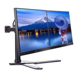 IIYAMA Desk Mount DS1002D-B1 Dual with Stand 10"-30" VESA