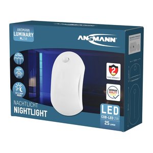 ANSMANN Mini Sensor NL25B LED Nachtlicht weiß 9,0 cm, 1 St.