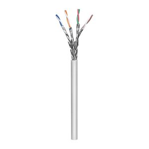 INTELLINET Verlegekabel Cat7 SFTP 100m Rolle LS0H AWG23 grau