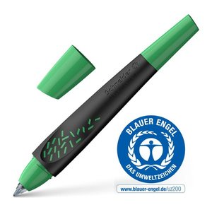 Schneider Breeze Tintenroller schwarz-grün 0,6 mm, Schreibfarbe: blau, 1 St.