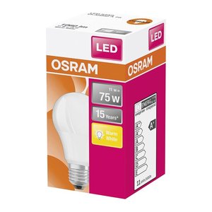 OSRAM LED-Lampe STAR CLASSIC A 75 E27 10 W matt, 1 St.