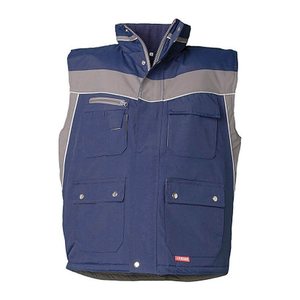 PLANAM® unisex Winterweste PLALINE marine, zink Größe M