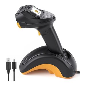 inateck Barcodescanner Pro 8 Black Kit Wireless 1D 2D m Disp